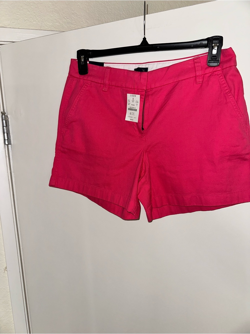 J. Crew Hot Pink Cotton Bermuda Shorts
